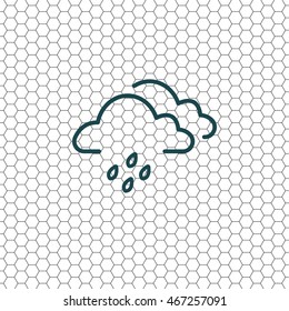 Cloud & rain icon