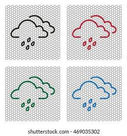 Cloud & rain icon