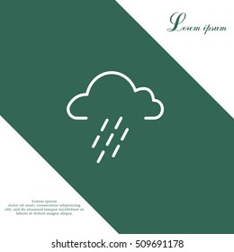 cloud rain icon