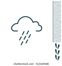 cloud rain icon
