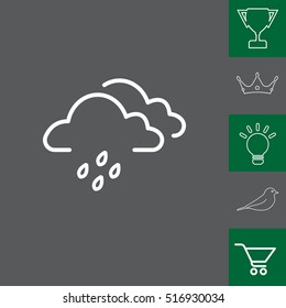 Cloud & rain icon