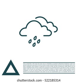 Cloud & rain icon