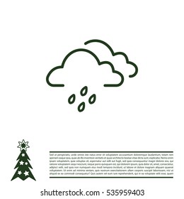 Cloud & rain icon