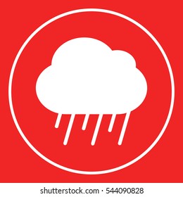 Cloud rain icon
