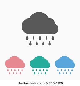 cloud rain icon