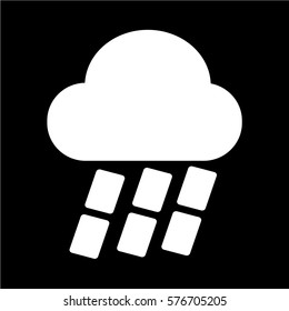 Cloud rain icon