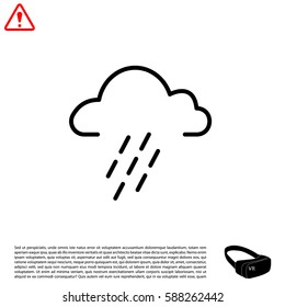 cloud rain icon