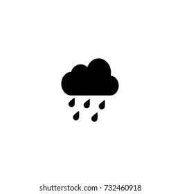 Cloud With Rain Icon