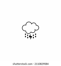 Cloud and rain icon design vector