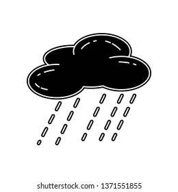 cloud of rain icon. Element of Camping for mobile concept and web apps icon. Glyph, flat icon for website design and development, app development