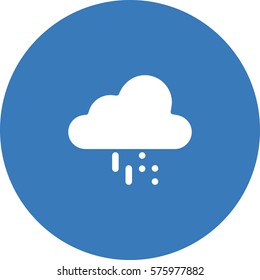 Cloud rain icon vector