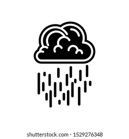 Cloud Rain Icon Vector. Eps 10