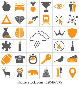 cloud rain line icon