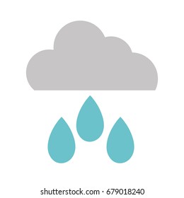 cloud with rain and natural weather