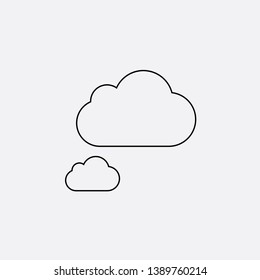 cloud rain summer icon sign signifier vector