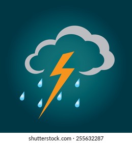 cloud and rain with thunder 
