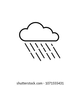 Cloud Rain Vector Illustration