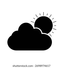 Cloud and rain weather flat icon logo illustration vector isoalated, suitable for web design , logo , app and more