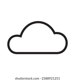 Cloud rain weather forecast  icon