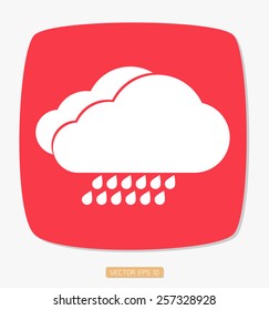 cloud rain weather icon