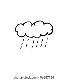 Rain Cloud Sketch Images Stock Photos Vectors Shutterstock