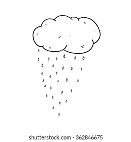 cloud and rain.Vector illustration.