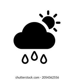 Cloud rainy icon.sky,nature (vector illustration)