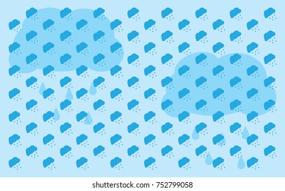 cloud rainy pattern