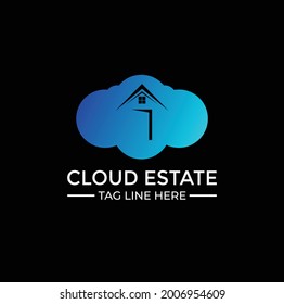Cloud Real Estate Logo Design