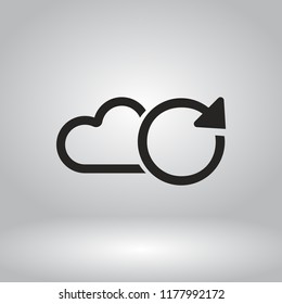  cloud refresh vector icon 10 eps