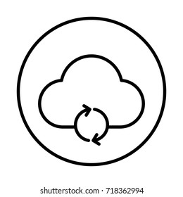 Cloud reload icon