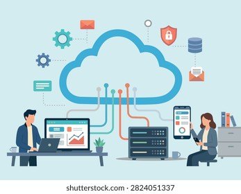 cloud, saas, software, technology, computing, cloudcomputing, service, digital, data, storage, server, network, internet, online, platform, application, app, business, solution, automation, database, hosting, web, cybersecurity, security, infrastructure, connection, sync, backup, analytics, dashboard, management, enterprise, startup, innovation, modern, futuristic, virtual, remote, workspace, developer, programming, coding, ux, ui, illustration, vector, cloudservice, datacenter, transformation, digitalization