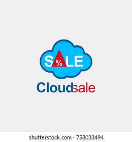 cloud sale discount logo
