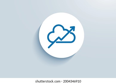 cloud sale icon vector design