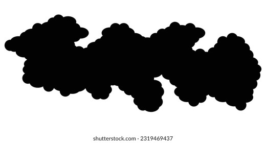 Wolkensee Silhouette-Symbol