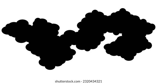 Wolkensee Silhouette-Symbol