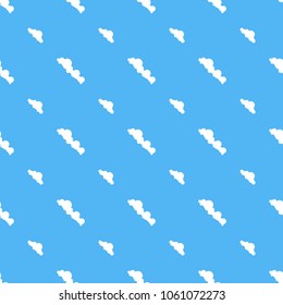 Cloud seamless pattern. Vector background.