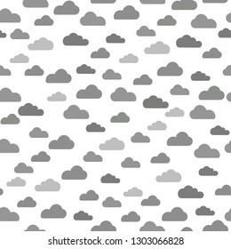 cloud seamless pattern vector design baby art. Baby shower clouds , sky seamless pattern texture- Vector