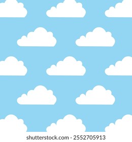 cloud seamless pattern, vector illustration. Design for blanket, blanket for kids, decorative, carpet wallpaper, fabric, textile design, card , wrapping paper , notebook, diary cover, and etc.