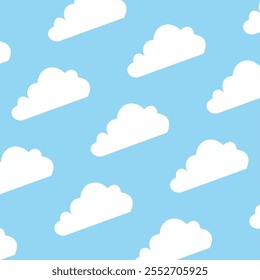 cloud seamless pattern, vector illustration. Design for blanket, blanket for kids, decorative, carpet wallpaper, fabric, textile design, card , wrapping paper , notebook, diary cover, and etc.