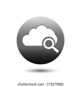 Cloud search icon