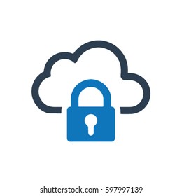 Cloud Security Icon