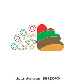 Cloud Security Logo Design Vector Template
