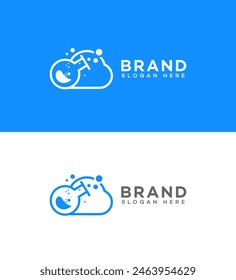 cloud security logo Identity Sign Symbol Template  
