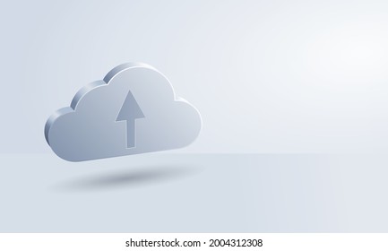 cloud security technology network and data security protection background design