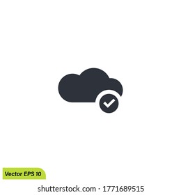 cloud server 
available icon illustration symbol simple design element logo template