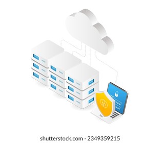 Cloud server data security computer network