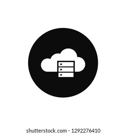Cloud server icon