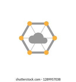 Cloud server icon. Element of marketing icon for mobile concept and web apps. Detailed Cloud server icon can be used for web and mobile on white background