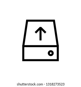 Cloud  server icon. Upload and download